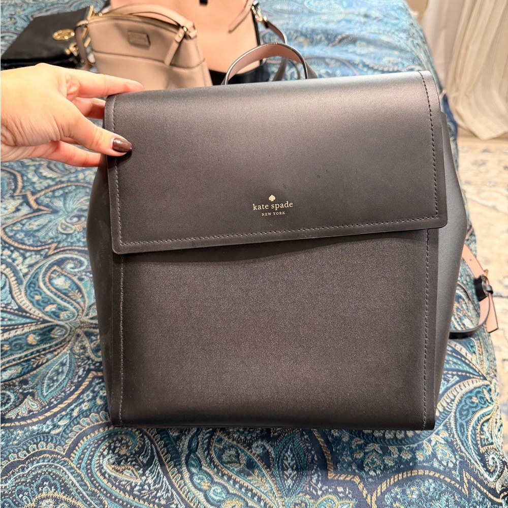 Kate Spade Black Backpack